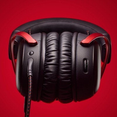 Гарнітура ігрова HyperX Cloud III, mini-jack/USB-A/USB-C, 1.2м/1.3м, чорно-червоний (727A9AA)