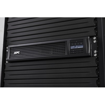 Джерело безперебійного живлення APC Smart-UPS 1000VA/700W, RM 2U, LCD, USB, SmartConnect, 4xC13 (SMT1000RMI2UC) Джерело безперебійного живлення APC Smart-UPS 1000VA/700W, RM 2U, LCD, USB, SmartConnect, 4xC13 (SMT1000RMI2UC)