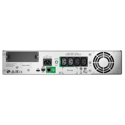 Джерело безперебійного живлення APC Smart-UPS 1000VA/700W, RM 2U, LCD, USB, SmartConnect, 4xC13 (SMT1000RMI2UC) Джерело безперебійного живлення APC Smart-UPS 1000VA/700W, RM 2U, LCD, USB, SmartConnect, 4xC13 (SMT1000RMI2UC)