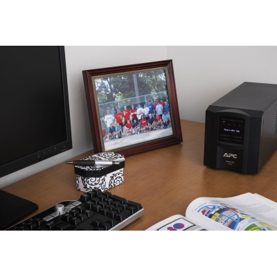 Джерело безперебійного живлення APC Smart-UPS 750VA/500W, LCD, USB, SmartConnect, 8xC13 (SMT750IC)