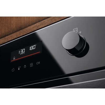 Духова шафа Electrolux електрична, 72л, A++, дисплей, конвекція, піроліз, телескопічні напрямні, чорний (LOF6P16Z) Духова шафа Electrolux електрична, 72л, A++, дисплей, конвекція, піроліз, телескопічні напрямні, чорний (LOF6P16Z)