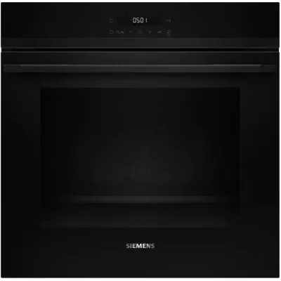 Духова шафа Siemens електрична, 76л, A, дисплей, конвекція, телескопічні направляючі, soft closing, чорний (HJ852GYB0T)