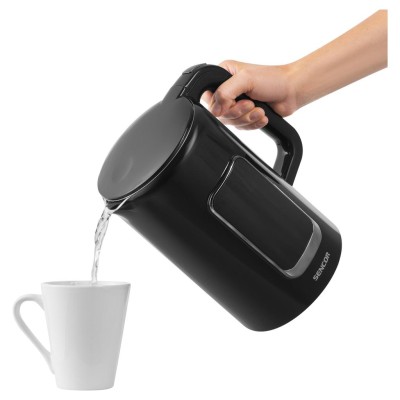 Електрочайник Sencor 1.7л, Strix, LED дисплей, подвійні стінки, сенс. керування, чорний (SWK0951BK) Електрочайник Sencor 1.7л, Strix, LED дисплей, подвійні стінки, сенс. керування, чорний (SWK0951BK)