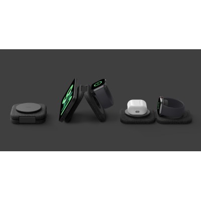 Зарядний пристрій бездротовий Belkin 2в1 15Вт Travel Pad Qi2 Зарядний пристрій бездротовий Belkin 2в1 15Вт Travel Pad Qi2