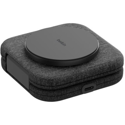 Зарядний пристрій бездротовий Belkin 2в1 15Вт Travel Pad Qi2 Зарядний пристрій бездротовий Belkin 2в1 15Вт Travel Pad Qi2