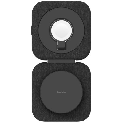 Зарядний пристрій бездротовий Belkin 2в1 15Вт Travel Pad Qi2 Зарядний пристрій бездротовий Belkin 2в1 15Вт Travel Pad Qi2