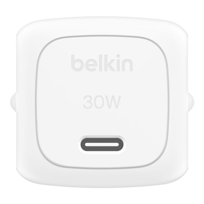 Зарядний пристрій мережевий Belkin 30Вт USB-С PD PPS, білий