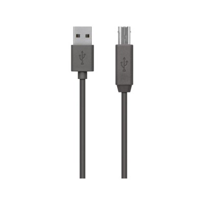 Кабель USB-A > USB-B (AM/BM) заряджання/синхронізації Belkin 3м, чорний (F3U154bt3M)