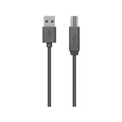 Кабель USB-A > USB-B (AM/BM) заряджання/синхронізації Belkin 3м, чорний (F3U154bt3M)