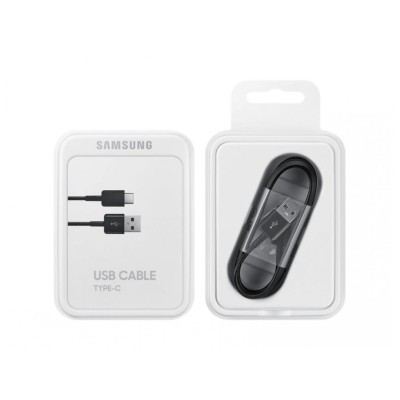 Кабель USB-A > USB-С заряджання/синхронізації Samsung 1.5м, Type-C, чорний (EP-DG930IBRGRU)