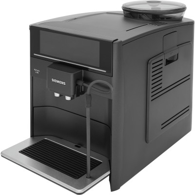 Кавомашина Siemens, 1.7л, зерно+мелена, автомат.капуч, LED-дисплей, авторецептів -8, чорний (TE651319RW)
