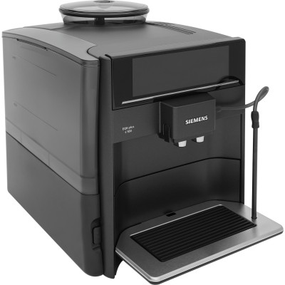Кавомашина Siemens, 1.7л, зерно+мелена, автомат.капуч, LED-дисплей, авторецептів -8, чорний (TE651319RW)
