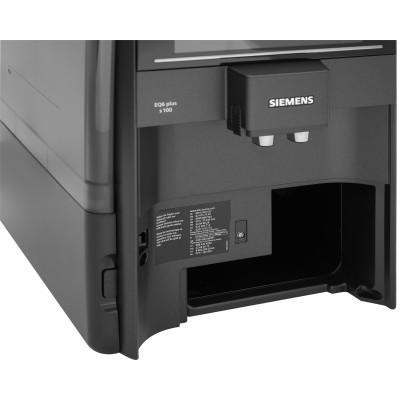 Кавомашина Siemens, 1.7л, зерно+мелена, автомат.капуч, LED-дисплей, авторецептів -8, чорний (TE651319RW)