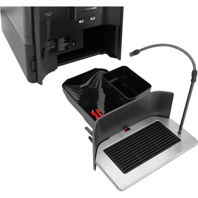 Кавомашина Siemens, 1.7л, зерно+мелена, автомат.капуч, LED-дисплей, авторецептів -8, чорний (TE651319RW)