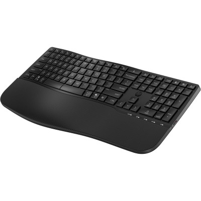 Клавіатура мембранна HP 680 Comfort Dual-Mode 111key, BT, EN/UK, чорний