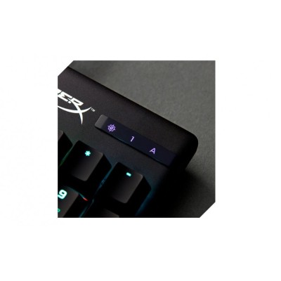 Клавіатура механічна HyperX Alloy Origins PBT 104key, Red, USB-A, EN/UA, RGB, чорний (639N3AA)