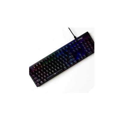 Клавіатура механічна HyperX Alloy Origins PBT 104key, Red, USB-A, EN/UA, RGB, чорний (639N3AA)