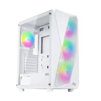 Корпус 2E GAMING Aruba G3313W, без БЖ 1xUSB3.0, 2xUSB2.0, 5x120мм ARGB, VGA 330мм, LCS ready, HUB, TG Side Panel, ATX, білий