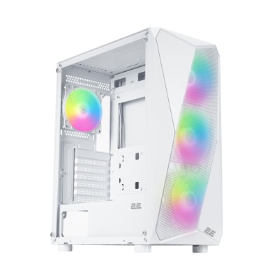 Корпус 2E GAMING Aruba G3313W, без БЖ 1xUSB3.0, 2xUSB2.0, 5x120мм ARGB, VGA 330мм, LCS ready, HUB, TG Side Panel, ATX, білий Корпус 2E GAMING Aruba G3313W, без БЖ 1xUSB3.0, 2xUSB2.0, 5x120мм ARGB, VGA 330мм, LCS ready, HUB, TG Side Panel, ATX, білий