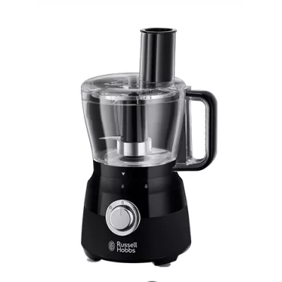 Кухонна машина Russell Hobbs Matte Black 600Вт, чаша-пластик, корпус-пластик, насадок-9, чорний (24732-56)