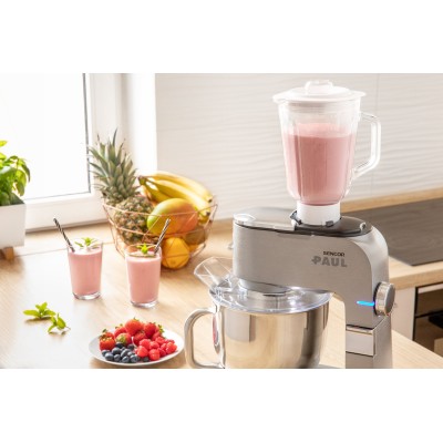 Кухонна машина Sencor Paul 1500Вт, чаша-метал, корпус-метал, насадок-20, метал (STM7910)