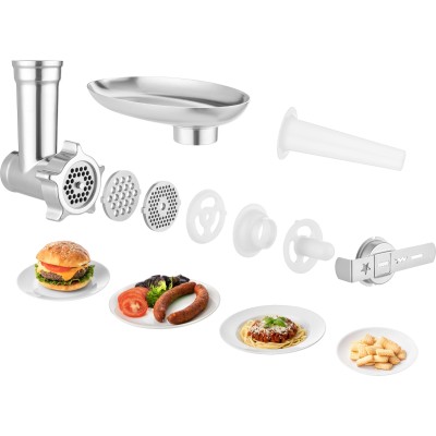 Кухонна машина Sencor Paul 1500Вт, чаша-метал, корпус-метал, насадок-20, метал (STM7910)