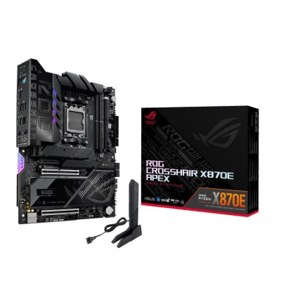 Материнcька плата ASUS ROG CROSSHAIR X870E APEX sAM5 X870E 4xDDR5 M.2 USB Type-C WiFi BT ATX (90MB1KR0-M0EAY0) Материнcька плата ASUS ROG CROSSHAIR X870E APEX sAM5 X870E 4xDDR5 M.2 USB Type-C WiFi BT ATX (90MB1KR0-M0EAY0)