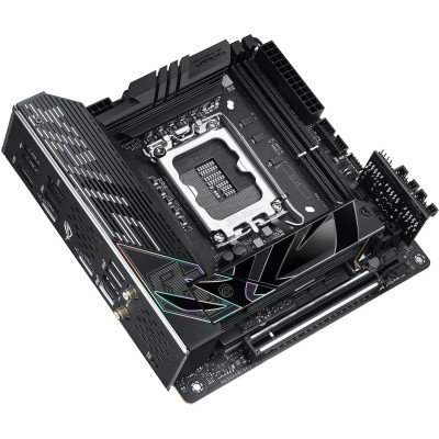 Материнcька плата ASUS ROG STRIX Z790-I GAMING WIFI s1700 Z790 2xDDR5 M.2 HDMI Thunderbolt Wi-Fi BT mITX (90MB1CM0-M0EAY0) Материнcька плата ASUS ROG STRIX Z790-I GAMING WIFI s1700 Z790 2xDDR5 M.2 HDMI Thunderbolt Wi-Fi BT mITX (90MB1CM0-M0EAY0)