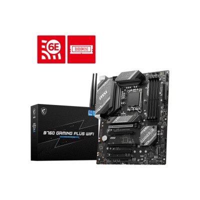 Материнcька плата MSI B760 GAMING PLUS WIFI B760 4xDDR5 M.2 HDMI DP WiFi BT ATX (911-7D98-046) Материнcька плата MSI B760 GAMING PLUS WIFI B760 4xDDR5 M.2 HDMI DP WiFi BT ATX (911-7D98-046)