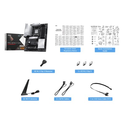 Материнcька плата MSI PRO X870E-P WIFI sAM5 X870E 4xDDR5 M.2 HDMI WiFi BT ATX (911-7E70-002) Материнcька плата MSI PRO X870E-P WIFI sAM5 X870E 4xDDR5 M.2 HDMI WiFi BT ATX (911-7E70-002)