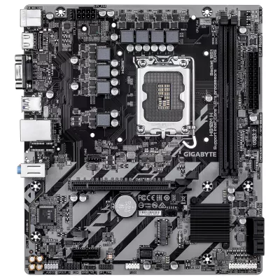 Материнская плата GIGABYTE H810M H s1851 H810 2xDDR5 M.2 HDMI D-Sub mATX (H810M_H)