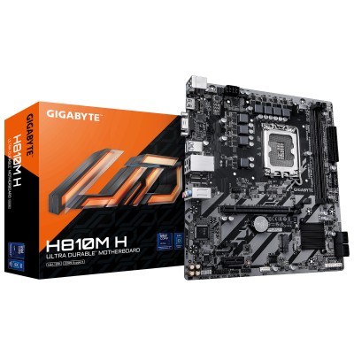 Материнская плата GIGABYTE H810M H s1851 H810 2xDDR5 M.2 HDMI D-Sub mATX (H810M_H) Материнская плата GIGABYTE H810M H s1851 H810 2xDDR5 M.2 HDMI D-Sub mATX (H810M_H)