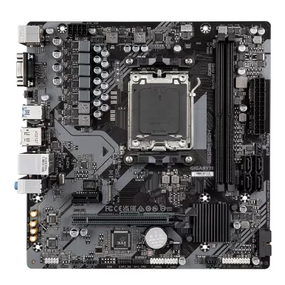 Материнська плата GIGABYTE B650M S2H sAM5 B650 2xDDR5 M.2 HDMI DP D-Sub mATX (B650M_S2H)