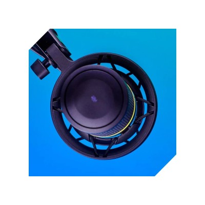 Мікрофон геймінговий HyperX DuoCast, Omni/Bi, USB-A, 2м, NGenuity, RGB, чорний (4P5E2AA)