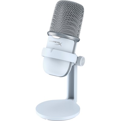 Мікрофон геймінговий HyperX SoloCast, Bi, USB-A, 2м, NGenuity, білий (519T2AA)