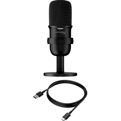 Мікрофон геймінговий HyperX SoloCast, Bi, USB-A, 2м, NGenuity, чорний (4P5P8AA)