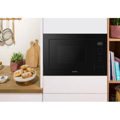 Мікрохвильова піч Gorenje вбудовувана, 25л, електр. управл., 900Вт, гриль, дисплей, чорний (BM251M2BG) Мікрохвильова піч Gorenje вбудовувана, 25л, електр. управл., 900Вт, гриль, дисплей, чорний (BM251M2BG)