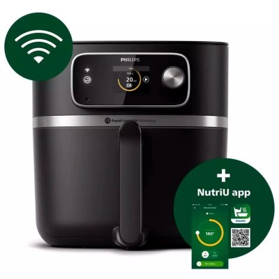 Мультипіч Philips Combi XXL Connected, 2200Вт, чаша-8.3л, сенсорне керув., пластик, чорний (HD9880/90)