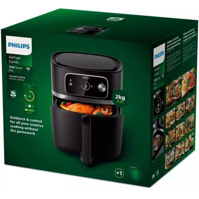 Мультипіч Philips Combi XXL Connected, 2200Вт, чаша-8.3л, сенсорне керув., пластик, чорний (HD9880/90)
