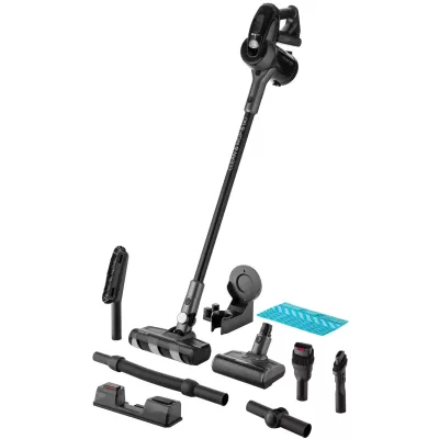 Пилосос Sencor безпровідний, 400Вт, вологе прибирання, конт пил -0.5л, автон. робота до 50хв, вага-3кг, НЕРА, чорний (SVC0725BK)