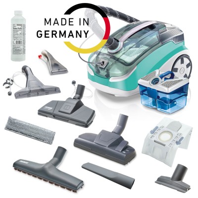 Пилосос Thomas миючий Multi Clean X10 Parquet, 1700Вт, конт пил -1.8л, вода -1.8л, HEPA 13, голубий (788577)