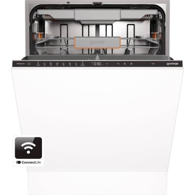 Посудомийна машина Gorenje вбудовувана, 16компл., A+++, 60см, інвертор,Wi-Fi, сенсорн.упр, 3и кошики, білий (GV673C65)