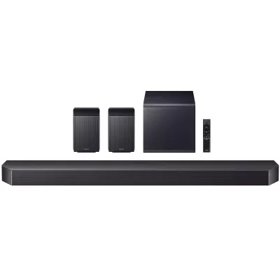 Саундбар Samsung HW-Q990F 756Вт, 11.1.4, BT, HDMI-ARC, Wi-Fi, саб, Dolby Atmos, чорний