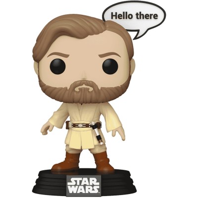 Фігурка Funko POP Star Wars: Sayings - Obi-Wan Kenobi (Hello There) Фігурка Funko POP Star Wars: Sayings - Obi-Wan Kenobi (Hello There)