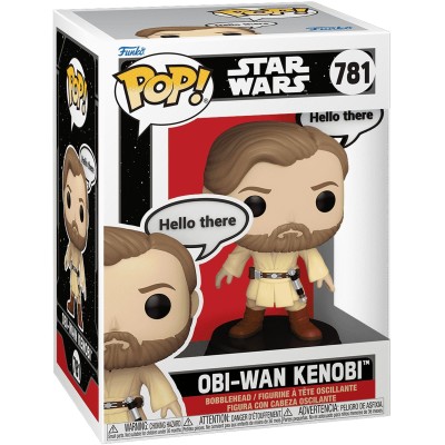 Фігурка Funko POP Star Wars: Sayings - Obi-Wan Kenobi (Hello There) Фігурка Funko POP Star Wars: Sayings - Obi-Wan Kenobi (Hello There)