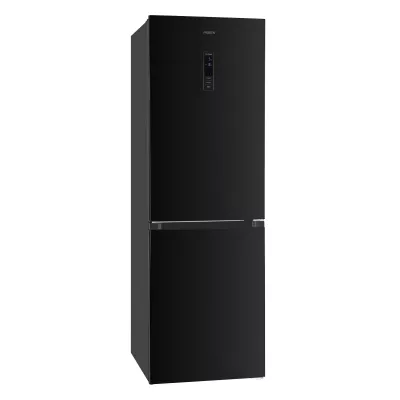 Холодильник ARDESTO з нижн. мороз., 184x60х66.5, холод.відд.-218л, мороз.відд.-97л, 2дв., А+, NF, зона св-ті, чорний (DNF-H323B1