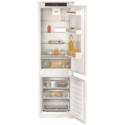 Холодильник Liebherr вбудований з нижн. мороз., 177x54.1х54.5, холод.відд.-182л, мороз.відд.-69л, 2дв., A+, NF, диспл внутр., бі