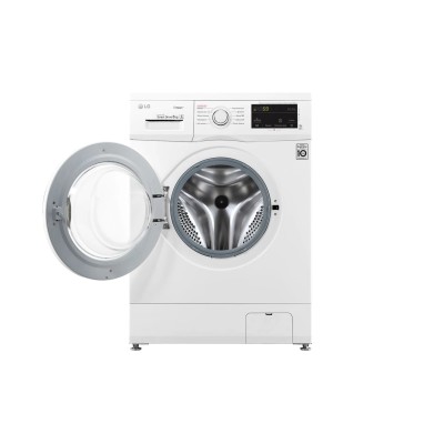 Пральна машина LG фронтальна, 8кг, 1400, A+++, 55см, дисплей, пара, інвертор, білий (F4J3TS0W)