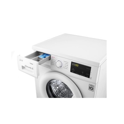Пральна машина LG фронтальна, 8кг, 1400, A+++, 55см, дисплей, пара, інвертор, білий (F4J3TS0W)
