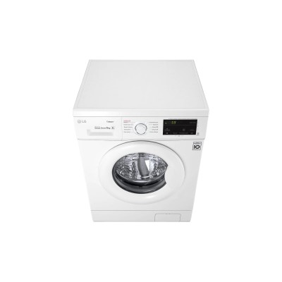 Пральна машина LG фронтальна, 8кг, 1400, A+++, 55см, дисплей, пара, інвертор, білий (F4J3TS0W)